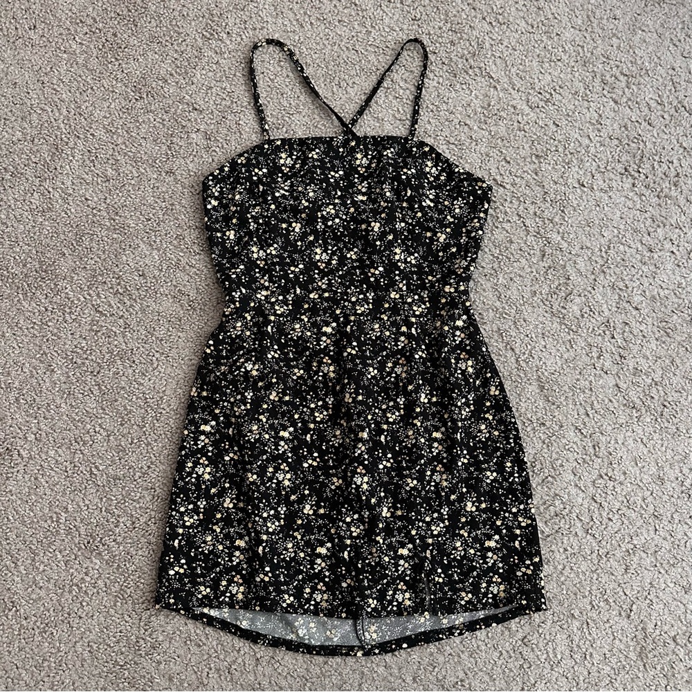 Shein Floral Mini Dress Womens S